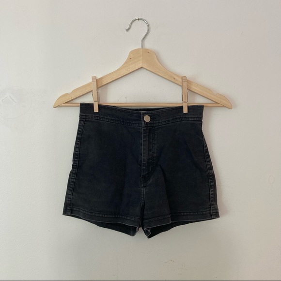 American Apparel Easy Jean High Waisted Shorts - Picture 2 of 5